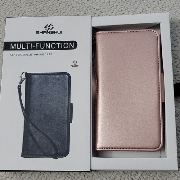 iPhone10 Pink Wallet phone case - Picture 3 of 7